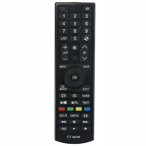 GUPBOO Télécommande Universelle de Rechange Pour Toshiba 32w1533db 40l1533db TV avec accès