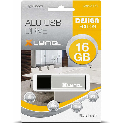 Clé USB Xlyne Alu 16 Go - USB 2.0