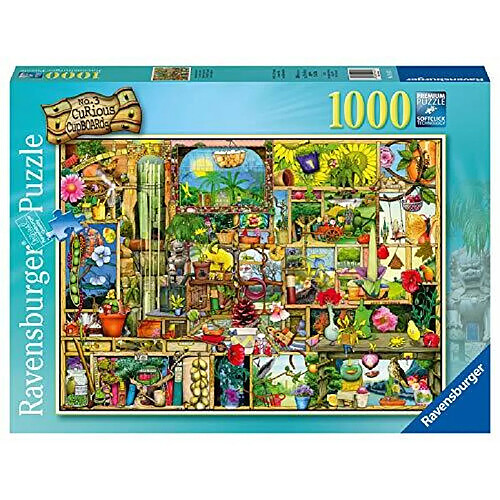 Ravensburger The gardeners cupboard Puzzle 1000 piAces pour adultes A chaque piAce est unique, la technologie Softclick signifie que les piAces semboAtent parfaitement, vert