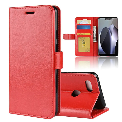 Etui en PU rouge pour votre Google Pixel 3 XL