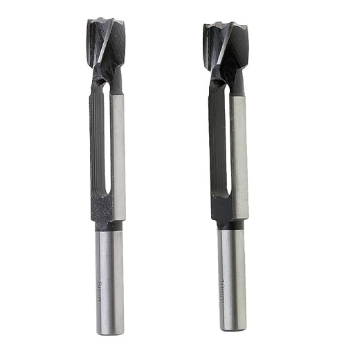 2 Pcs Coupeur De Prise De Tenon Fraises à Douille 8mm + 10mm 13MM 1/2 '' Shank