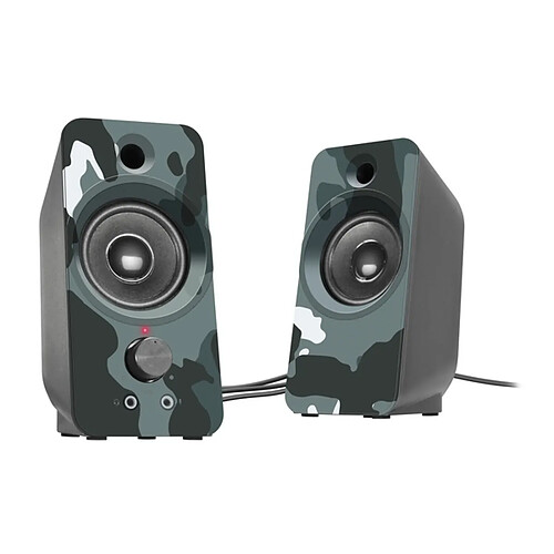 Speedlink DAROC Enceintes Stereo, camouflage bleu