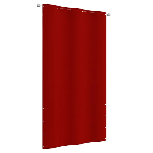 vidaXL Écran de balcon Rouge 120x240 cm Tissu Oxford