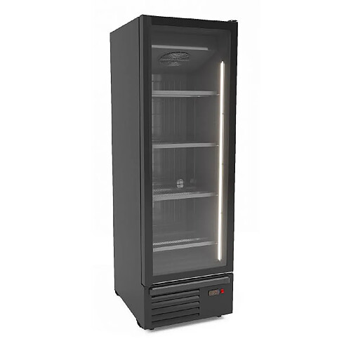 Armoire réfrigérée négative 1 porte en verre noir 500L - Combisteel