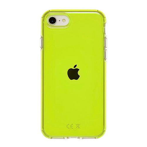 QDOS Coque pour iPhone SE / 8 / 7 / 6S/ 6 NEON avec Bumper Vert citron