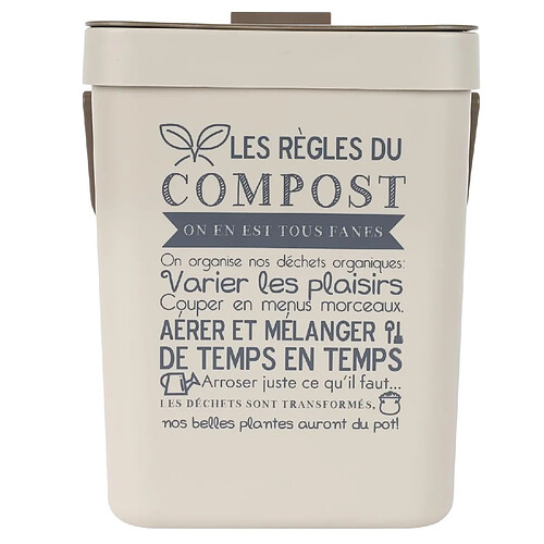 Je Cherche Une Idee Poubelle de compostage 5 L avec accroche