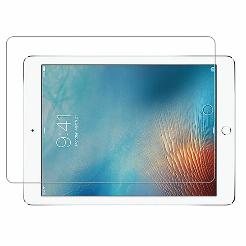 iLike 2.5D Edge Verre Trempé Transparent pour Apple iPad 9,7'' (2017) / (2018) / Air (2013) / Air2 (2014)