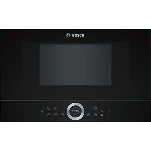 Micro-ondes encastrable 21l 900w noir - bfl634gb1 - BOSCH