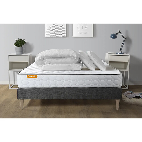 Septnuits Pack Memo 160 x 200 cm GRIS