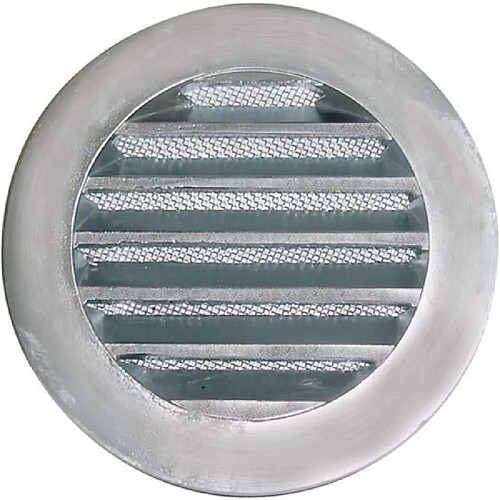 Unelvent grille ronde aluminium diamètre 190mm