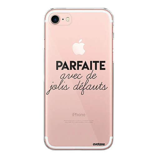 Evetane Coque iPhone 7/8/ iPhone SE 2020 Parfaite Avec De Jolis Défauts souple silicone transparente