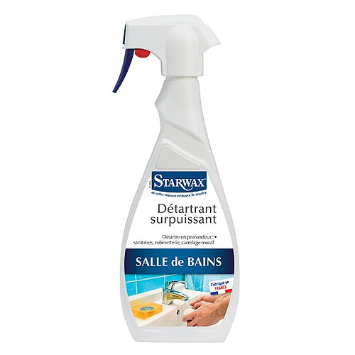 Détartrant surpuissant STARWAX salle de bains - Pulvérisateur 500 ml - 663