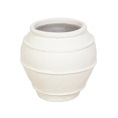 Cache-pot Romimex Blanc Terre cuite 40 x 40 x 40 cm