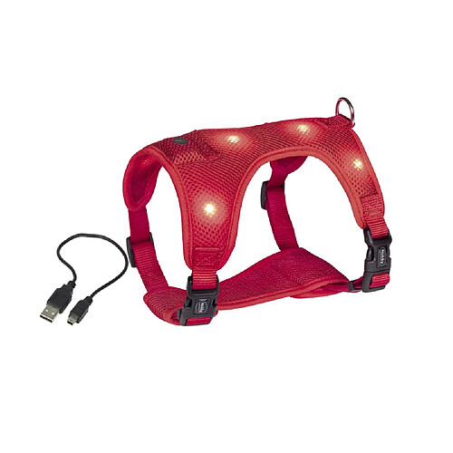 Nobbys 80750?01 Flash en Maille Harnais de sécurité LED Rouge Petite