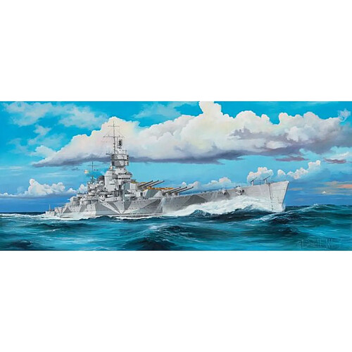 Italian Navy Battleship RN Vittorio Veneto 1940 - 1:350e - Trumpeter