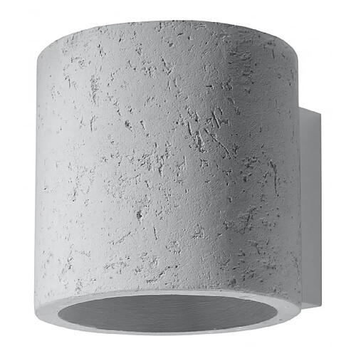 Luminaire Center Applique murale ORBIS ciment gris 1 ampoule