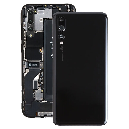 Wewoo Coque arrière de batterie avec lentille de caméra pour Huawei P20 Pro Noir