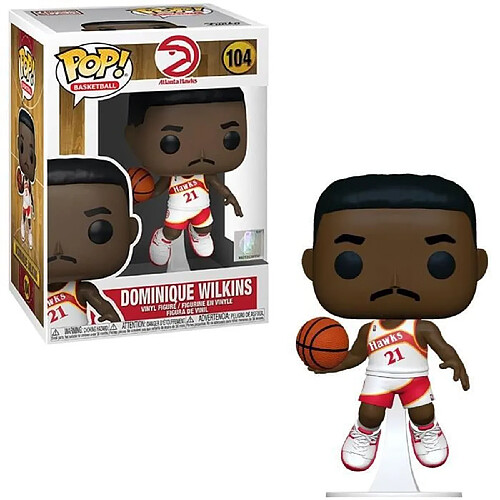 Ludendo Figurine POP Dominique Wilkins Nba Legends Hawks