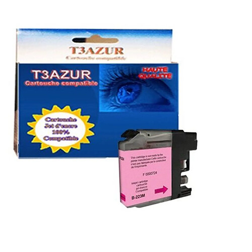 T3Azur Brother MFC-J4420DW / J4620DW / LC223 XL Magenta- Compatible