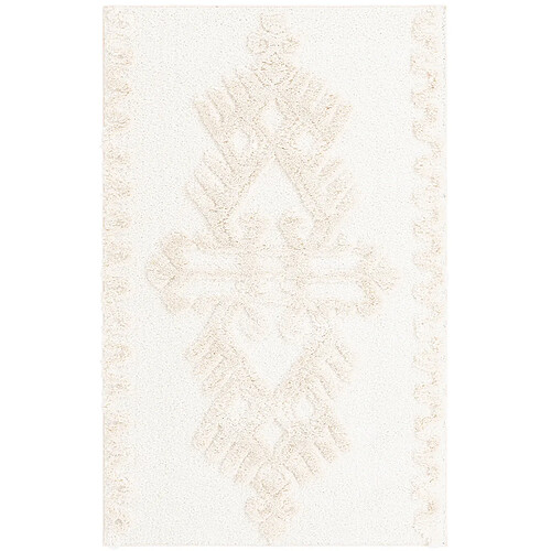 Hadorn Tapis shaggy 185x125 Blanc Thun Scutum