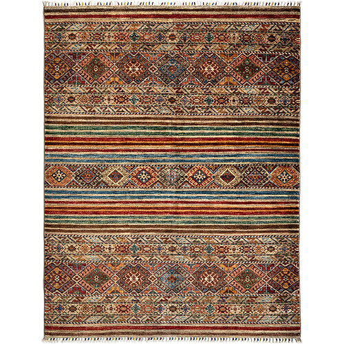 Vidal Tapis de laine 205x152 multicolore Torkman