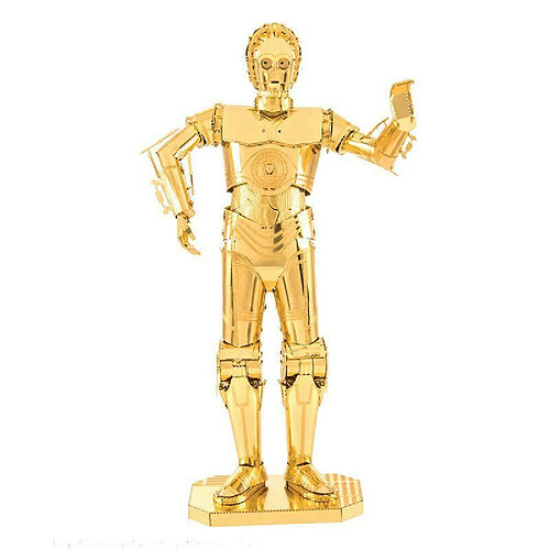 Graines Creatives Maquette 3D en métal Star Wars - C-3PO d'or