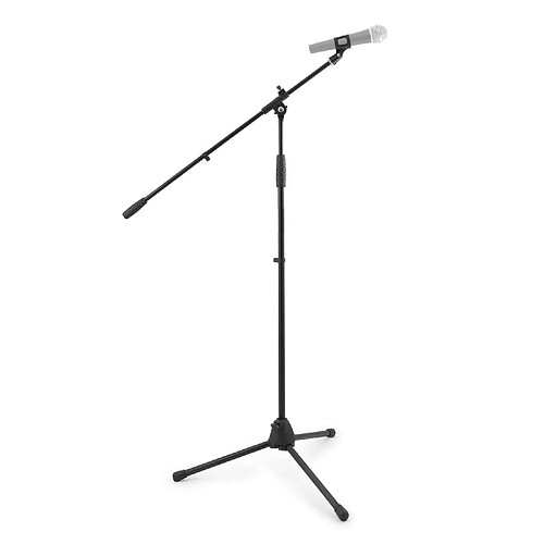 Tiger Pied de Microphone MCA68-BK Perche avec Pince - Noir