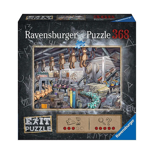 Ravensburger EXIT - Puzzle dans l'usine de jouets (368 pièces)