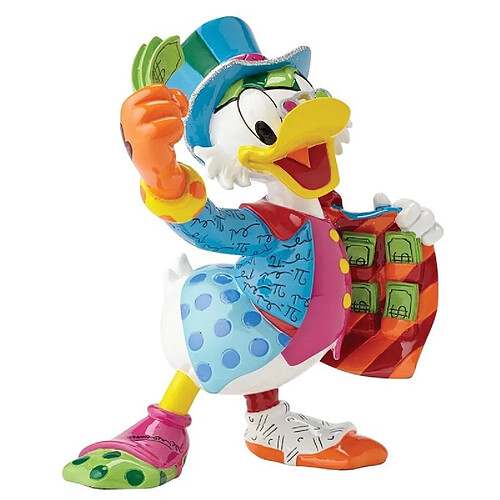 Figurine Oncle Picsou - 15 cm - Disney Romero Britto