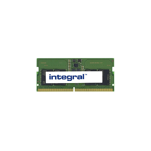 Integral 8GB LAPTOP RAM MODULE SODIMM DDR5 4800MHZ PC5-38400 UNBUFFERED NON-ECC SODIMM 1.1V 1GX16 CL40