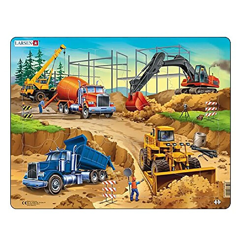 Larsen Puzzle encadré Chantier 30 pièces, US1