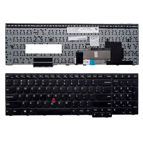 Wewoo Version américaine Clavier QWERTY pour ordinateur portable avec bâtons de pointage pour Lenovo IBM Thinkpad E550 / E555 / E550C