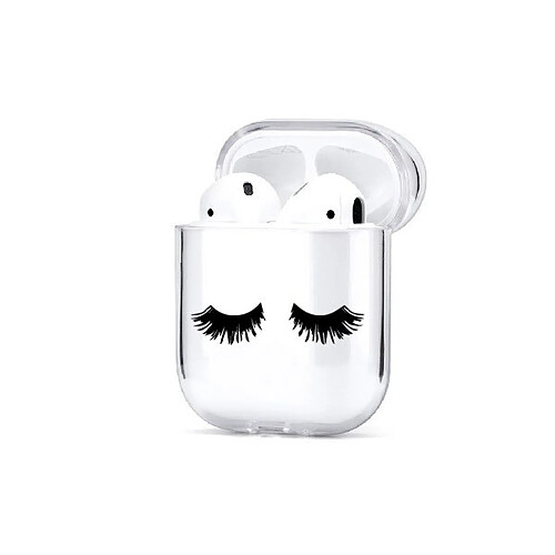 Shot Coque Yeux Fermés pour "AirPods" Boitier de Charge Housse Protection