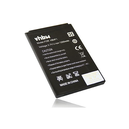 Vhbw Batterie Li-Ion pour HUAWEI U8800, C8600, P51, remplace le modèle HB4F1 / BLT005