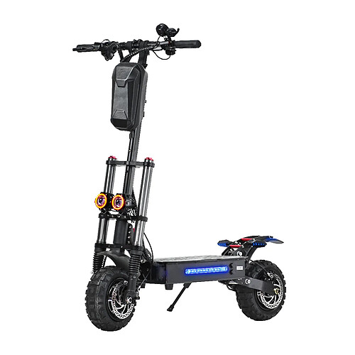 Scooter électrique Dual Motor 3000W * 2, 60V 38AH, siège amovible, E-scooter tout-terrain de 11 pouces, Autonomie100 km