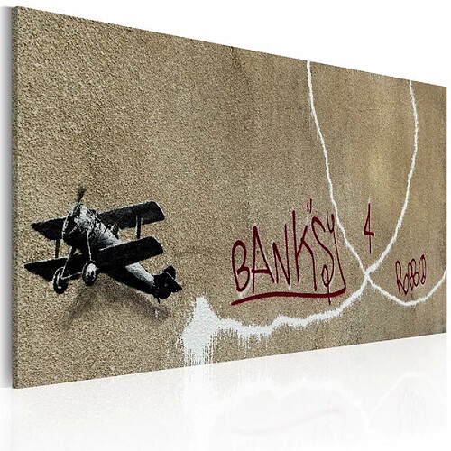 Paris Prix Tableau Imprimé Avion de l'Amour - Banksy 40x60cm