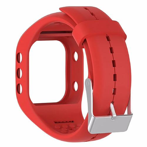 Wewoo Bracelet pour montre connectée en silicone Smart Watch POLAR A300 rouge