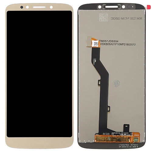 Wewoo Pour Motorola Moto E5 Ecran LCD + Tactile Doré Pièce détachée