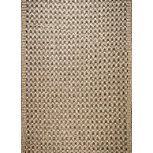 Thedecofactory JUTA FLAT RECNAT - Tapis effet jute naturel gris 198x290