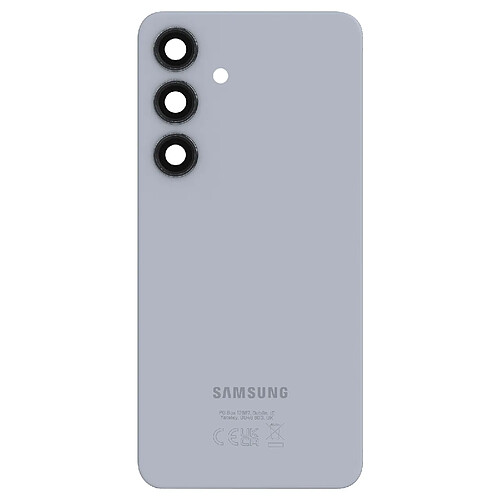 Samsung Vitre arrière Original pour Samsung Galaxy S24 Gris Lavande