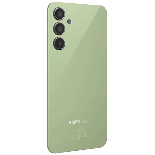 Vitre Arrière pour Samsung A54 5G avec Lentille Caméra Original Vert Citron