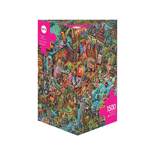 Heye - PUZZLE 1500 pièces - FUN WITH FRIENDS5