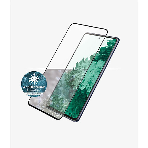 PANZERGLASS - PanzerGlass Nouveau Samsung Galaxy S série FP Compatible avec les coques, Noir AB