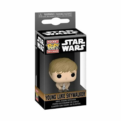 Zyx Music Sarl Figurine Funko Pop Keychain Obi-Wan Kenobi S2 Young Luke Skywalker