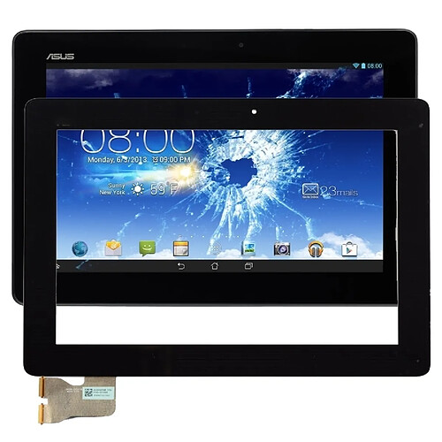 Wewoo Pour ASUS MeMO Pad FHD noir 10 ME302 Version 5425N pièce détachée remplacement d'écran tactile (seul sans le LCD)