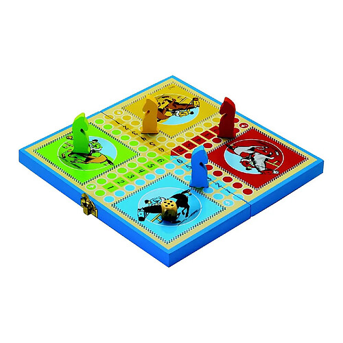 Jeu des petits chevaux - coffret en bois - l'Arbre a jouer - 66340