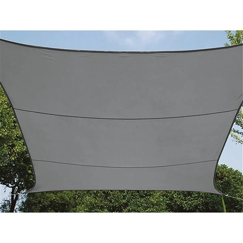 Perel Voile Solaire Perméable - Carré - 5 X 5 M - Couleur: Anthracite