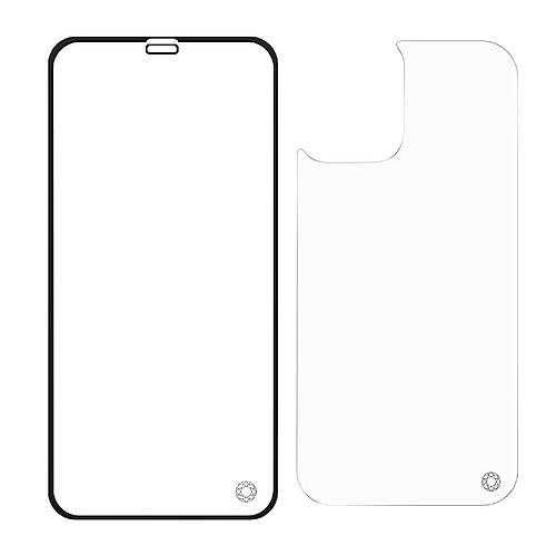 Film Avant et Arrière pour iPhone 12 Mini Garantie à vie Force Glass Transparent