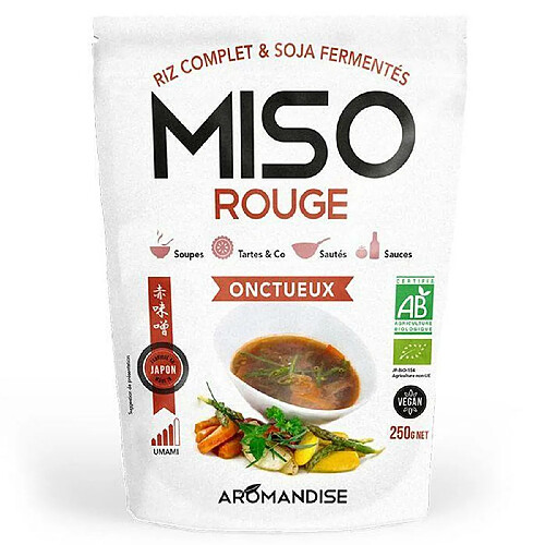 Aromandise Miso rouge onctueux bio 250 g