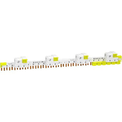 peigne - idt40 - 1p+n - 24 modules - avec connecteur - schneider electric a9xpp624